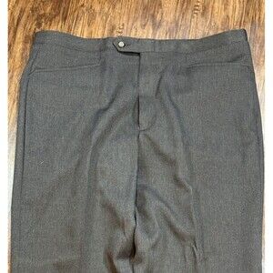 Sansabelt Men’s Dress Pants Brown 38 X 32 Vintage Flat Front